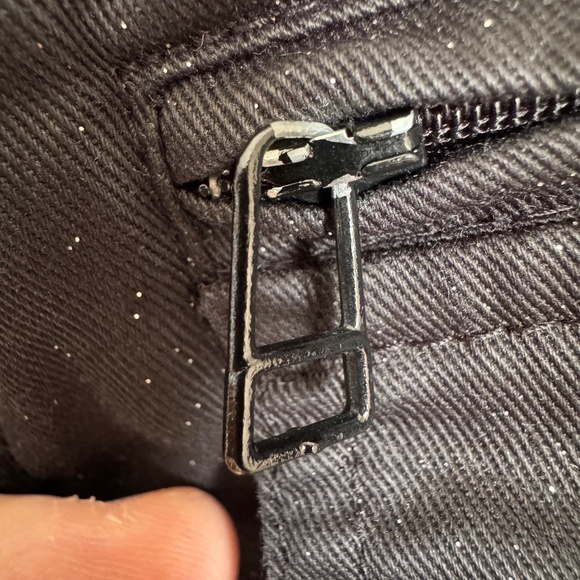 Zara trf Collection Women's Glitter Shortie Shorts Black 10 Summer Festival 1.5" - Picture 5 of 15